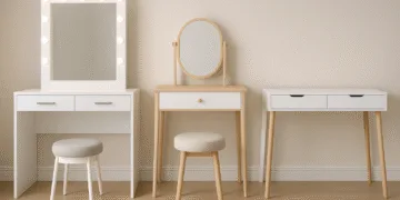 Top vanity desks