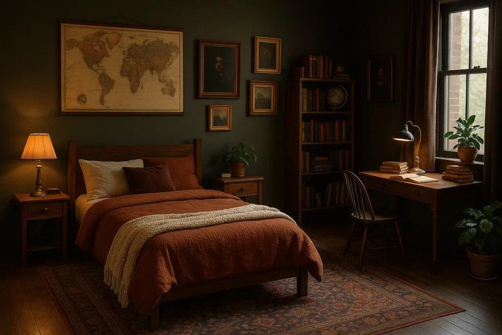 dark academia room decor