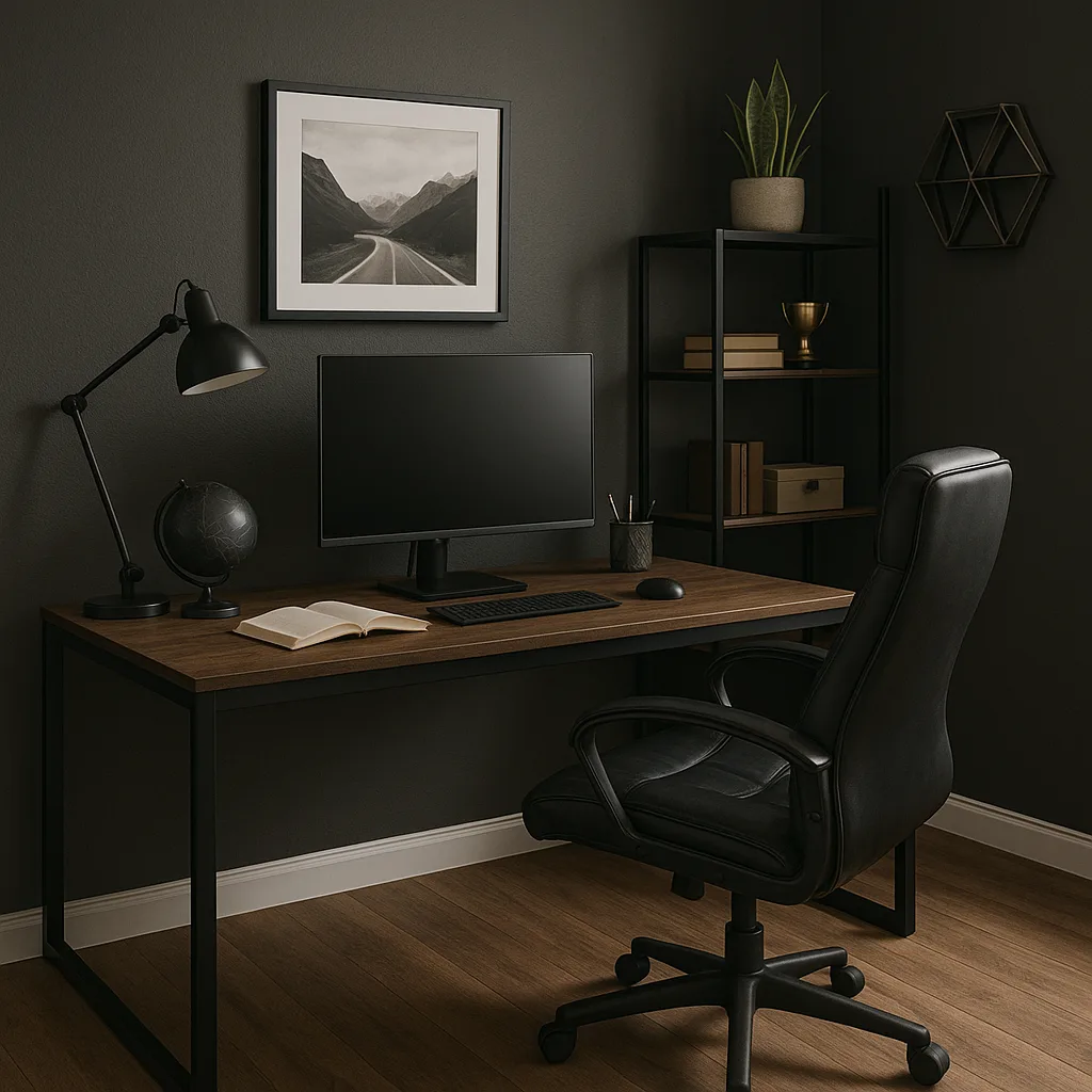 decorating ideas for men's office