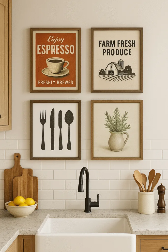 kitchen wall art ideas